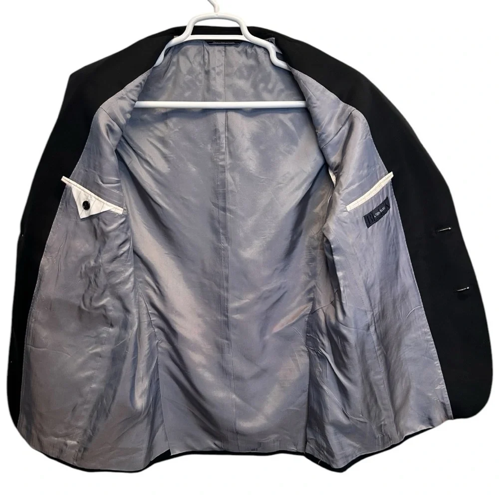 Vera Wang Nestor Tux CT Jacket 100% Wool Tuxedo Blazer Jacket Men's Size 42R